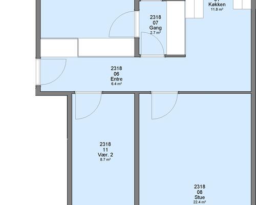 3 værelses lejlighed i Ringsted