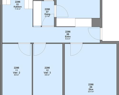 4 værelses lejlighed i Ringsted