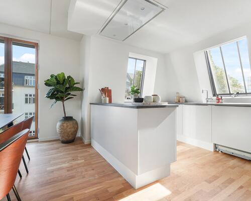 To plan og kæmpe, privat tagterrasse!