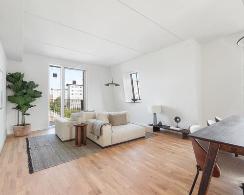 To plan og kæmpe, privat tagterrasse!