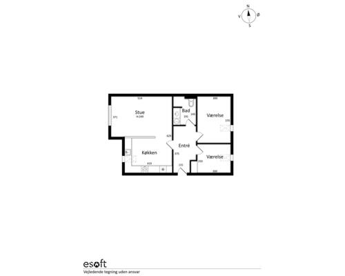 3 værelses lejlighed i Aalborg