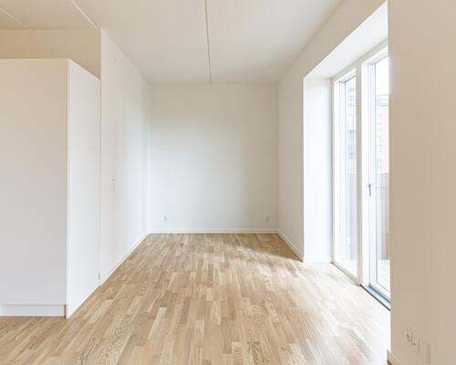 Skøn 1-værelses lejlighed med hurtig overtagelse