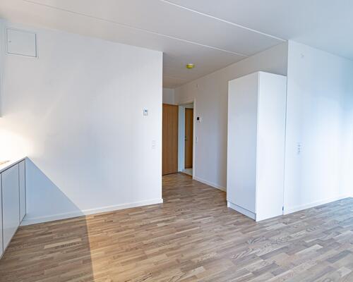 Skøn 1-værelses lejlighed med hurtig overtagelse