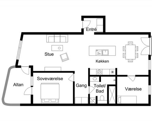 3 værelses lejlighed i København Ø