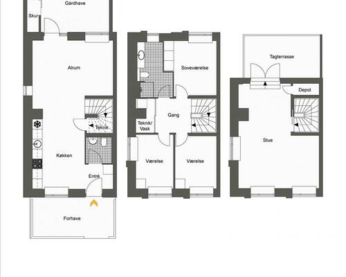 5 værelses hus i København SV