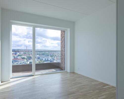 Eksklusiv penthouse-bolig på 14. sal