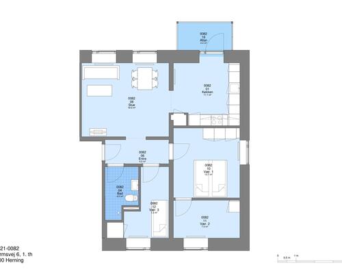 4 værelses lejlighed i Herning