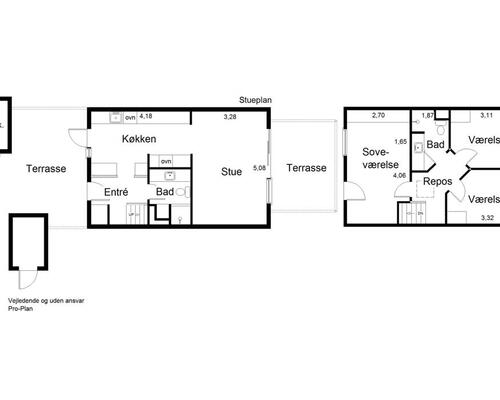 Stort 4-værelses rækkehus på Marshalls Alle