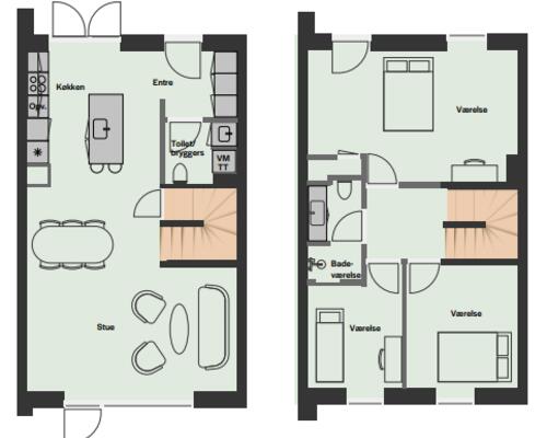 4 værelses hus i Tilst