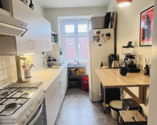 Lys og nyistandsat 2-værelses med fransk altan og tæt på Limfjorden