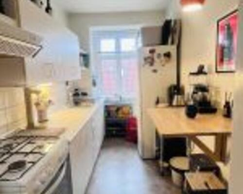 Lys og nyistandsat 2-værelses med fransk altan og tæt på Limfjorden