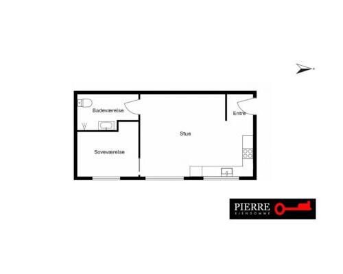 2 værelses lejlighed i Kolding