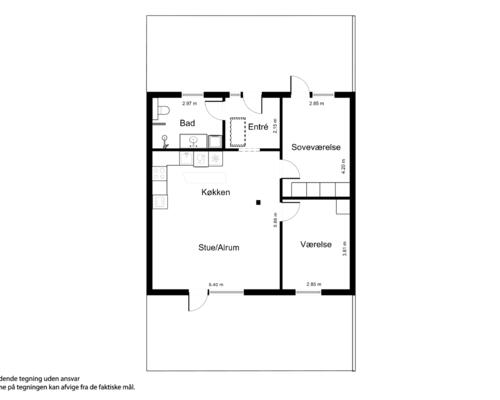 3 værelses hus i Sorø