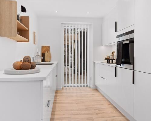 Moderne 4-værelses rækkehus med to skønne terrasser