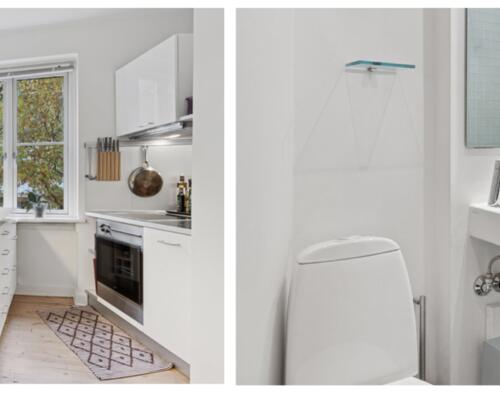 3 værelses møbleret lejlighed i Charlottenlund - 67 kvm