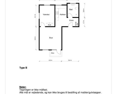 2 værelses lejlighed i Aalborg