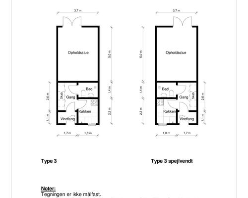 1 værelses lejlighed i Aalborg SØ