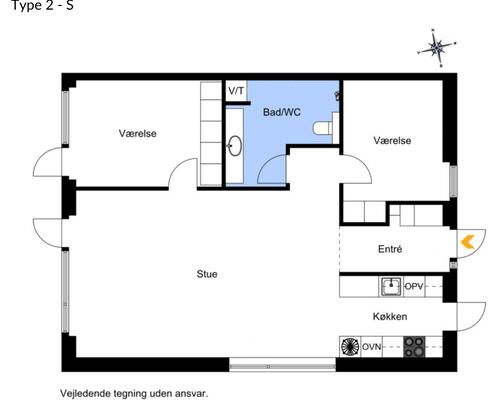 Skønt familievenligt rækkehus i Snejbjerg med privat have/terrasse og mulighed for ladestander.