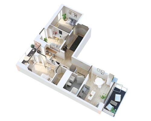 4-værelses lejlighed på 95 m2