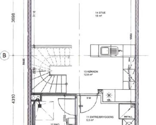 4 værelses lejlighed i Fredericia