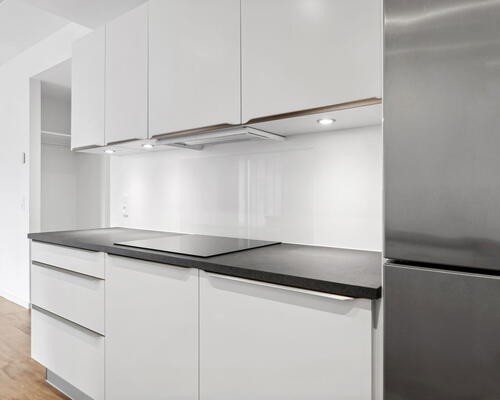 Moderne 3-værelses på 79 m2 med altan, elevator og fælles tagterrasse – tæt på Lindholm Søpark og SKANSEN