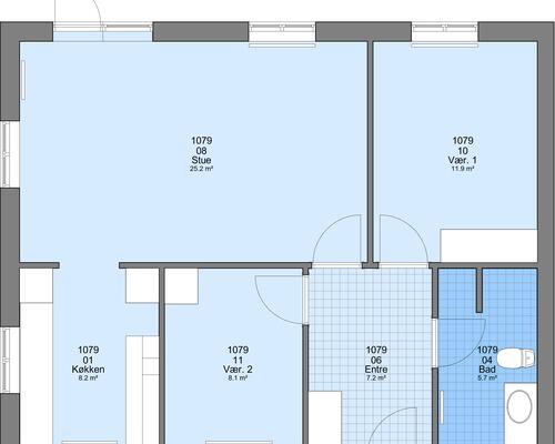 3 værelses hus i Ringkøbing