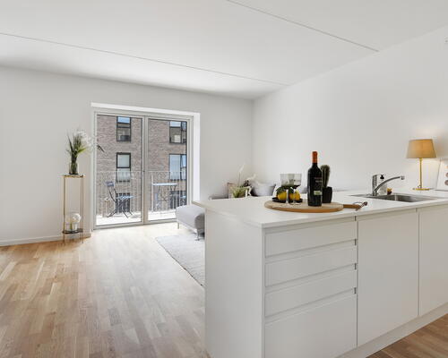 Rummelig 2-værelses lejlighed i smukke omgivelser i Ballerup