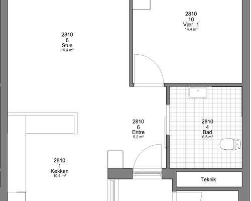 2 værelses lejlighed i Varde