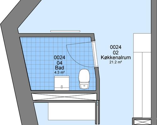 2 værelses lejlighed i Esbjerg