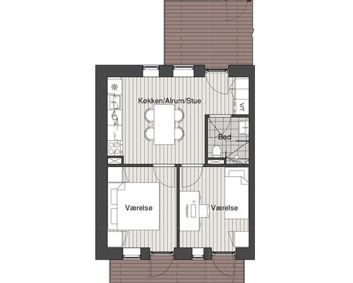 Skøn 3-værelses med altan og tæt på Aarhus