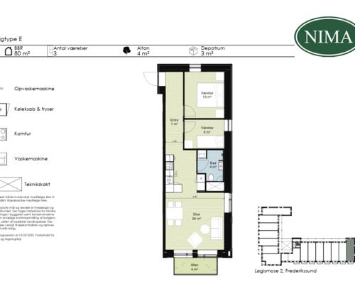 3 værelses lejlighed i Frederikssund