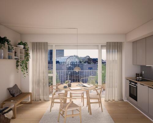 2-værelses kvalitetslejlighed i Aarhus C - Byggeri fra 2025