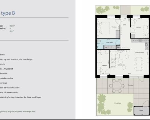 Nyopførte 4-værelses rækkehuse i Skælskør – med egen have og moderne faciliteter