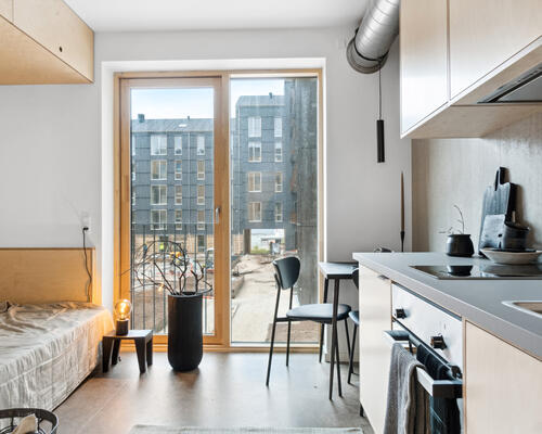 1 værelses lejlighed i Århus C