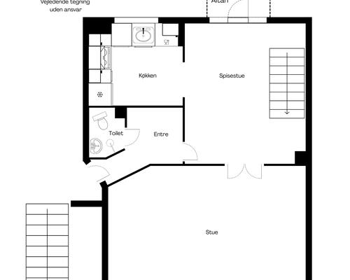 4 værelses lejlighed i Vejle