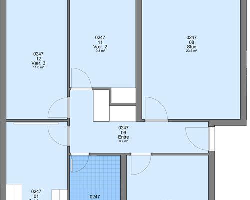 4 værelses lejlighed i Ringkøbing