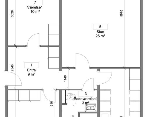 3 værelses lejlighed i Nørresundby