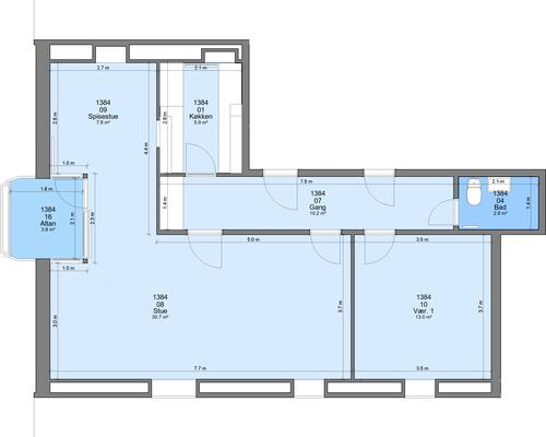 3 værelses lejlighed i Randers NØ