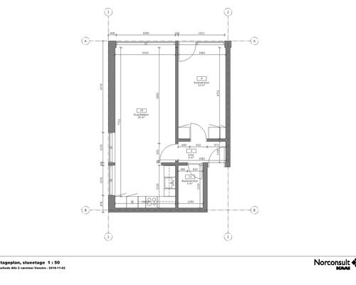 2 værelses lejlighed i Hjallerup