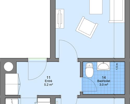 3 værelses lejlighed i Odense C