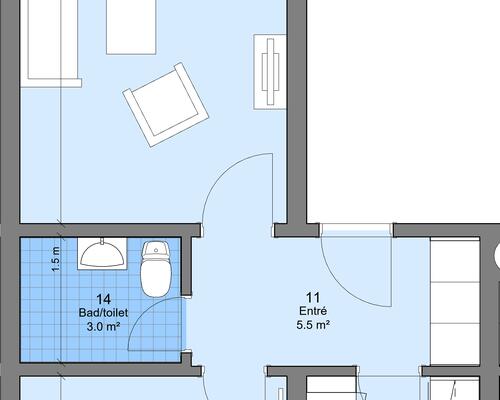 3 værelses lejlighed i Odense C