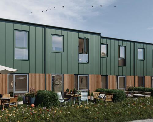 Familievenligt rækkehus med have mod vest