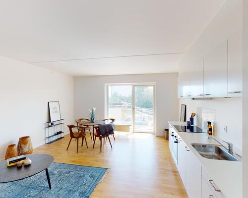 Stor og velindrettet 2-værelses