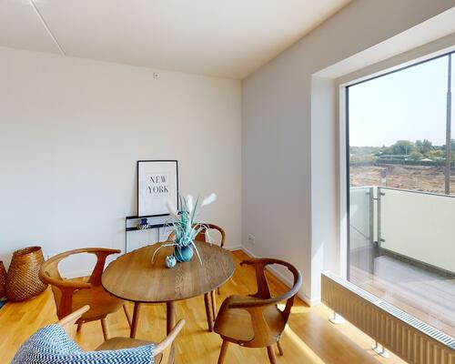 Stor og velindrettet 2-værelses