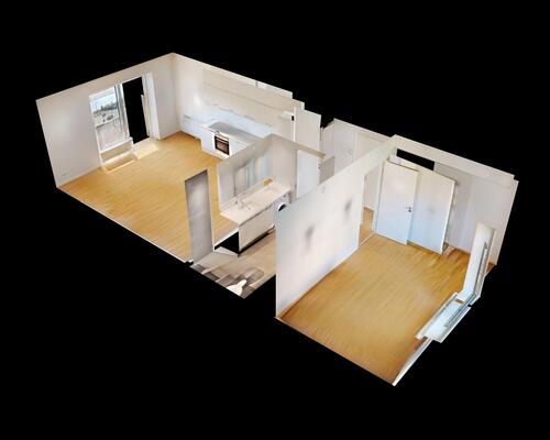 Stor og velindrettet 2-værelses