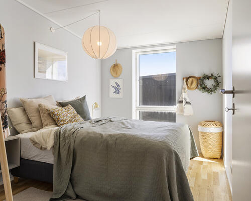 Nybyggt 5 rækkehus med have