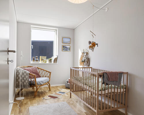 Nybyggt 5 rækkehus med have