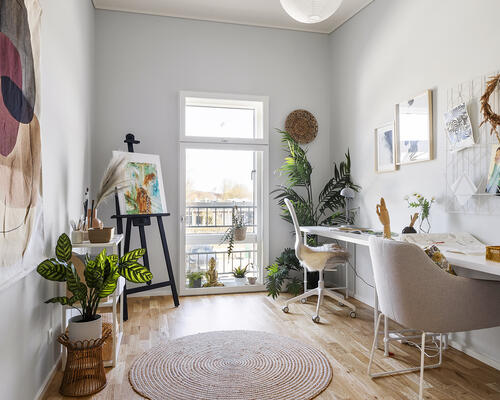 5 rækkehus med vestvendt have