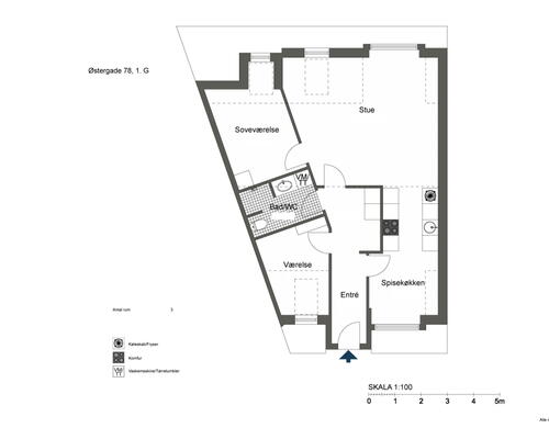 Lækker 3-værelses lejlighed med altan! - KUN 1 MD. DEPOSITUM