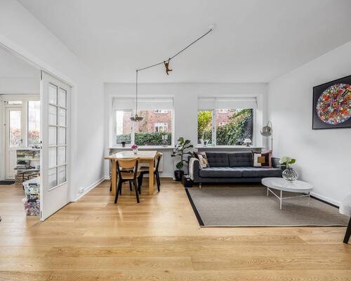 Flot lejlighed med privat have | København Ø